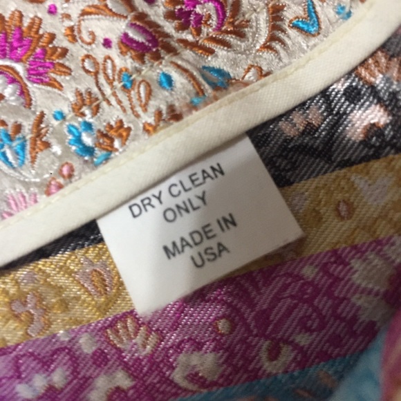 Julian Chang Brocade Straight Leg Pants - Picture 5 of 5